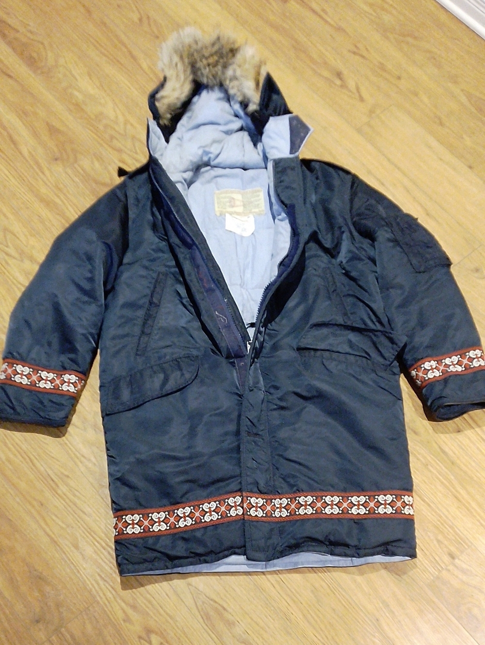 Vintage flight jacket from the 70s or 80s, made in Canada by the Evin brand